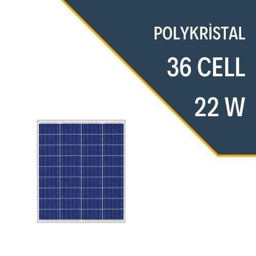 LEXRON 22W POLYKRİSTAL GÜNEŞ PANELİ LEXRON 22W POLYKRİSTAL GÜNEŞ PANELİ