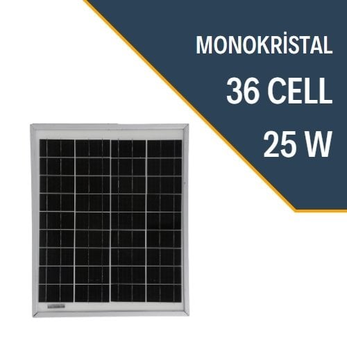 LEXRON 25W MONOKRİSTAL GÜNEŞ PANELİ LEXRON 25W MONOKRİSTAL GÜNEŞ PANELİ