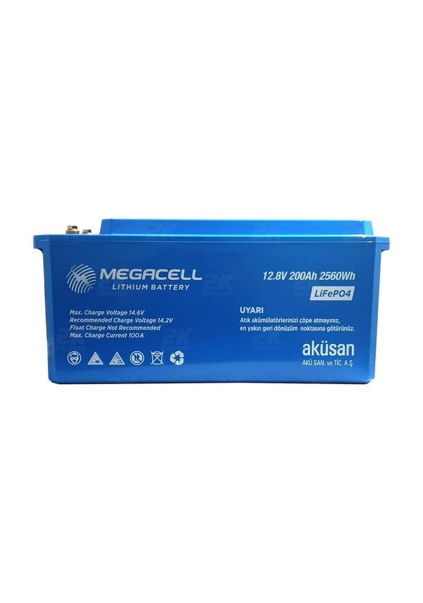 Megacell 12.8 V 200 Ah Marin Abs Lityum Akü Megacell 12.8 V 200 Ah Marin Abs Lityum Akü